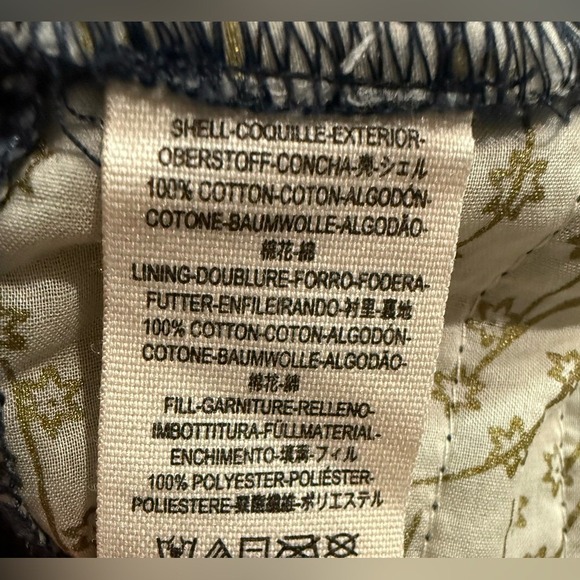 Free People Meadow Navy and Pink Floral Bomber Jacket - Picture 8 of 8